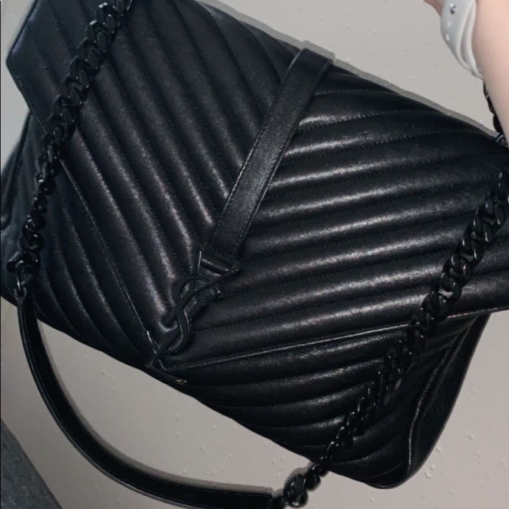 SOLD !!! YSL SAINT LAURENT LARGE COLLEGE BAG